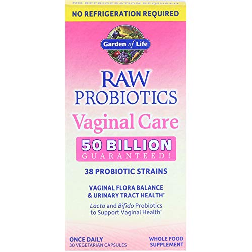 Raw Probiotics Vaginal Care, 30 Vegetarian Capsules - Garden of Life, promote yeast balance Garden of LifeAu supplements