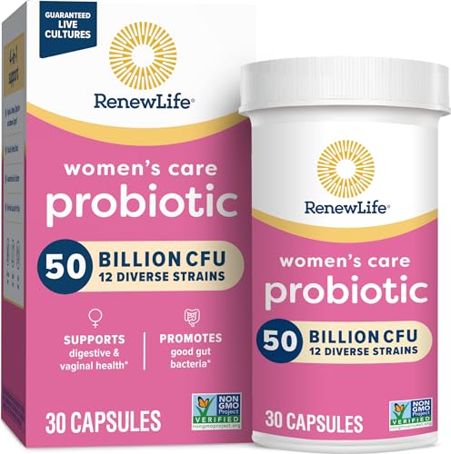 Renew Life Women's Probiotic Capsules, 50 Billion CFU Guaranteed, Supports Vaginal, Urinary Renew LifeAu supplements