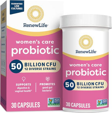 Renew Life Women's Probiotic Capsules, 50 Billion CFU Guaranteed, Supports Vaginal, Urinary Renew LifeAu supplements
