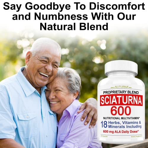 Sciatica Supplement with 600 mg Alpha Lipoic Acid - Sciatic Nerve Support NuturnaAu supplements