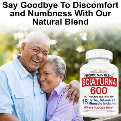 Sciatica Supplement with 600 mg Alpha Lipoic Acid - Sciatic Nerve Support NuturnaUS supplements