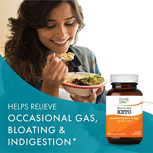 Real-Zymes™ KETO Digestive Enzymes Supplement with Probiotics for Better Digestion PURE ESSENCE LABSAu supplements