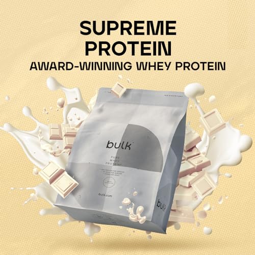Bulk Pure Whey Protein Powder Shake, White Chocolate, 2.5 kg, Packaging May Vary BulkAu supplements