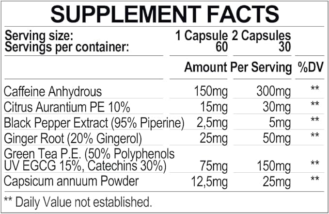 Iridium Labs Kimera Thermogenic Fat Burner - Weight Loss Supplement & Energy Booster Iridium LabsAu supplements
