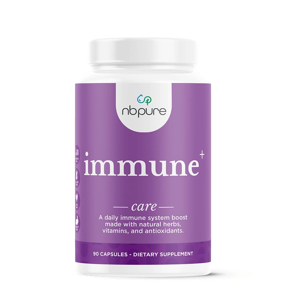 nbpure Immune+ Daily Immune System Supplement Boost, Immunity Supplement, 90 Count nbpureAu supplements