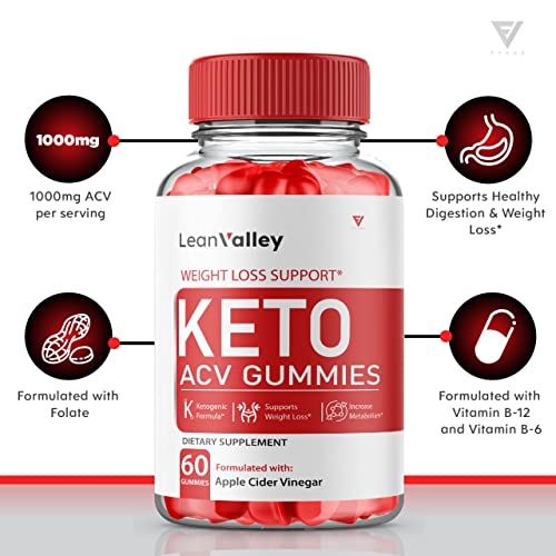 (2 Pack) Lean Valley Keto ACV Gummies Advanced Weight Loss Formula - Lean Valley FyvusAu supplements