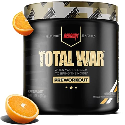 REDCON1 Total War Preworkout - Contains 320mg of Caffeine from Green Tea, Juniper REDCON1US supplements