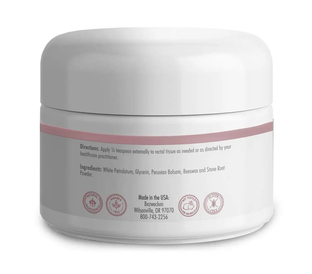 Bezwecken - HemStad - 2oz Crème - Professionally Formulated Hemorrhoid Relief - Safe, Natural, Paraben Free - 30 Day Supply BezweckenAu supplements