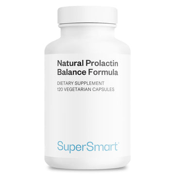 Supersmart - Natural Prolactin Balance Formula - with p5p Vitamin B6, Maca Root, Ashwagandha | Gluten Free - 120 Vegetarian Capsules SupersmartAu supplements