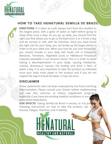 Semilla de Brazil 100% Authentic Brasil Seed All Natural Supplement Pure Brazilian H&NaturalAu supplements