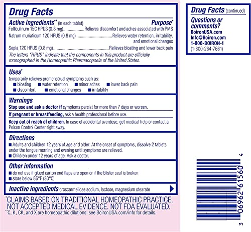 Boiron Cyclease PMS Twin Pack, 120 Tablets Count BoironAu supplements