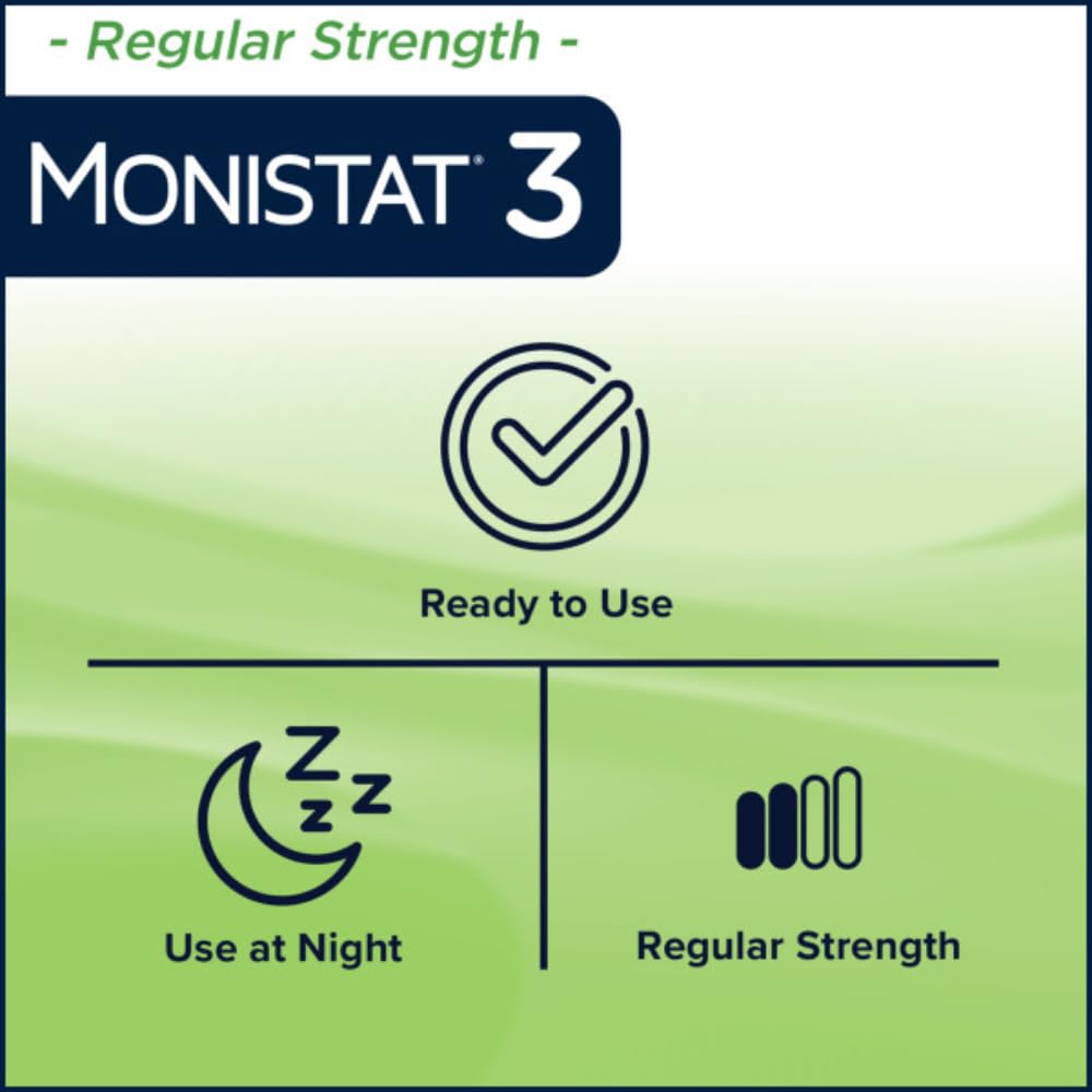 Monistat 3 Vaginal Cream, 3-Day Treatment Combination Pack, 3 Ovule Inserts and External Cream MonistatAu supplements