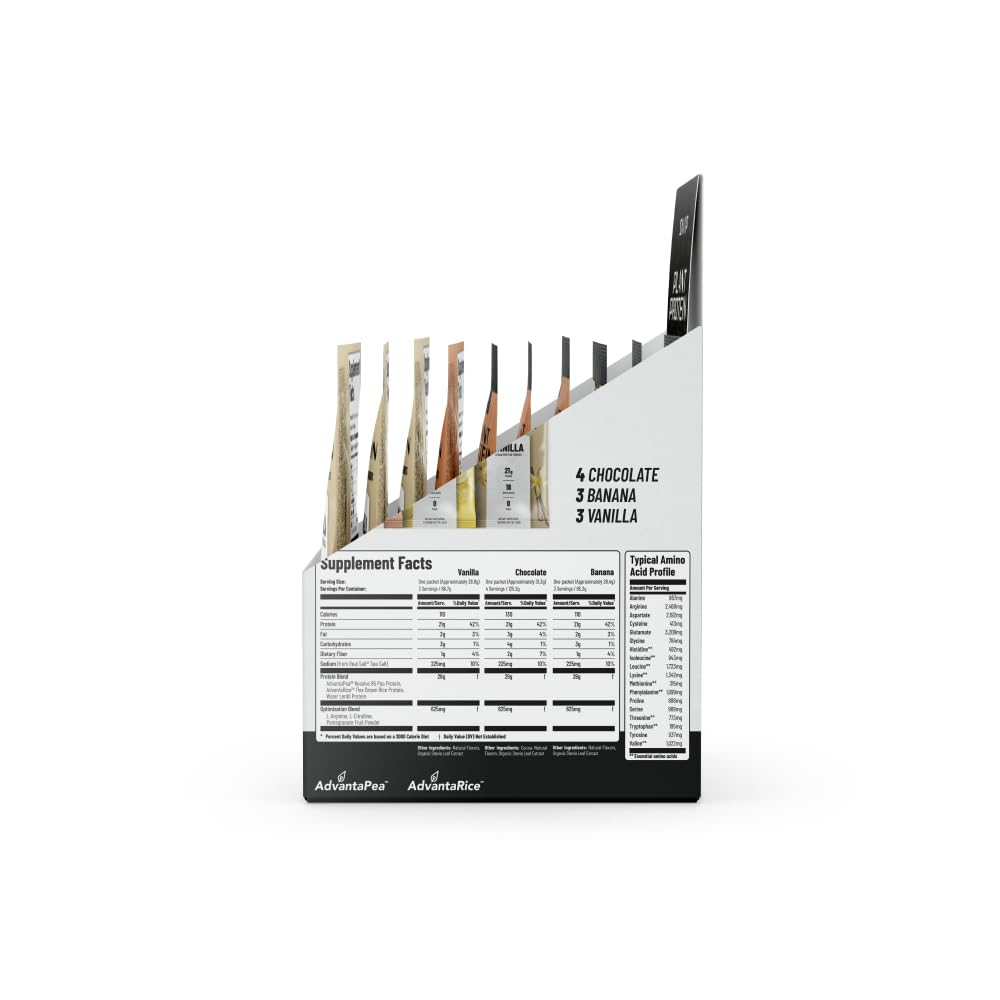 Snap Supplements 100% Plant Based Protein Powder Stick Packs with Nitric Oxide Booster Snap SupplementsAu supplements