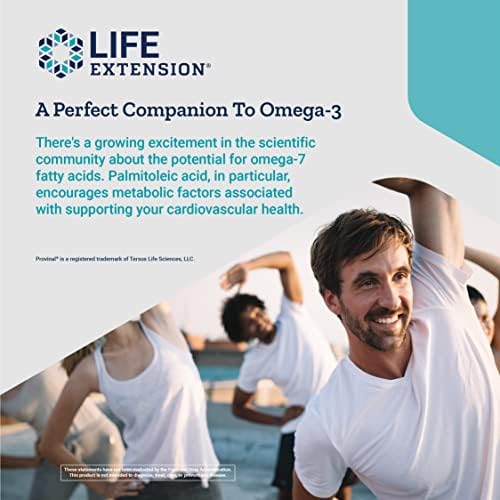 Provinal Purified Omega-7 - Daily Essential Omega 7 Fatty Acids Supplement, Palmitoleic Life ExtensionAu supplements