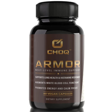 CHOQ Armor - Vegan Capsules - Professional-Grade Immune Defense - 20x Absorption Quercetin Phytosome - Andrographis - Astragalus - Supports Healthy Histamine Levels CHOQAu supplements