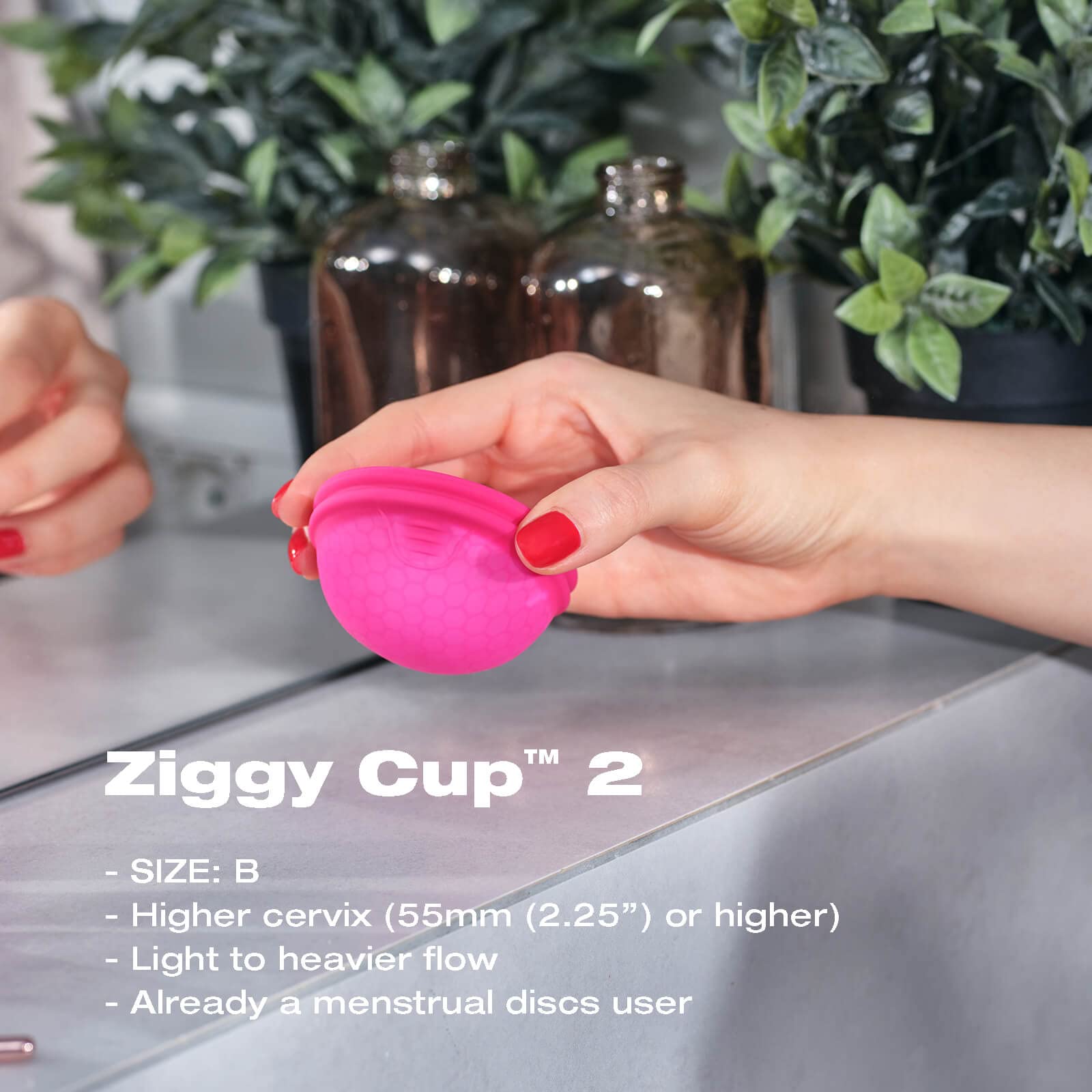 Intimina Ziggy Cup 2 - Extra-Thin Reusable Menstrual Disc, Period Cup, Disposable Menstrual Cup INTIMINAAu supplements