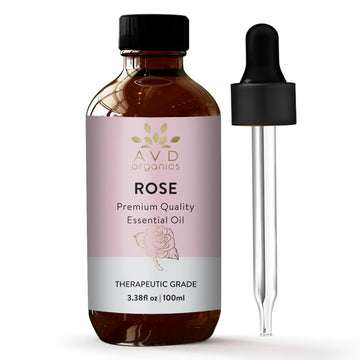 AVD Organics Rose Essential Oil for Diffuser - Premium Quality Therapeutic Grade Rose Oil AVD ORGANICSAu supplements