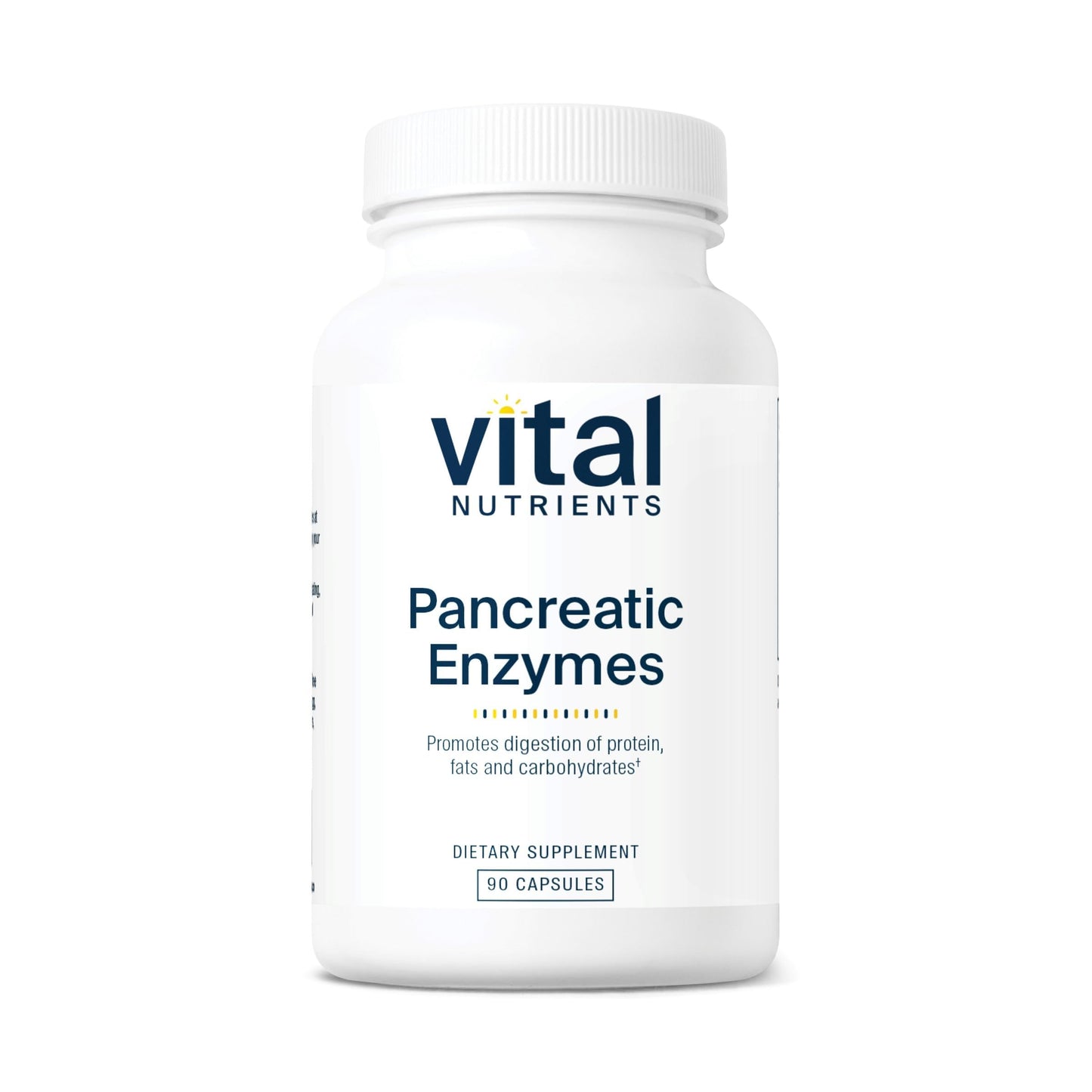 Vital Nutrients Pancreatic Enzymes 1000mg (Full Strength) - Pancreatin Digestion Supplement with Protease, Amylase & Lipase - Digestive Enzymes Vital NutrientsUS supplements