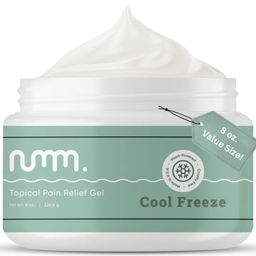 numm Cool Pain Relief Gel – Instant Cold Therapy for Joint & Muscle Pain, Strain & Soreness – Menthol Cream 8oz – Vegan, Alcohol-Free Cooling Relief for Post-Workout Recovery numm.Au supplements