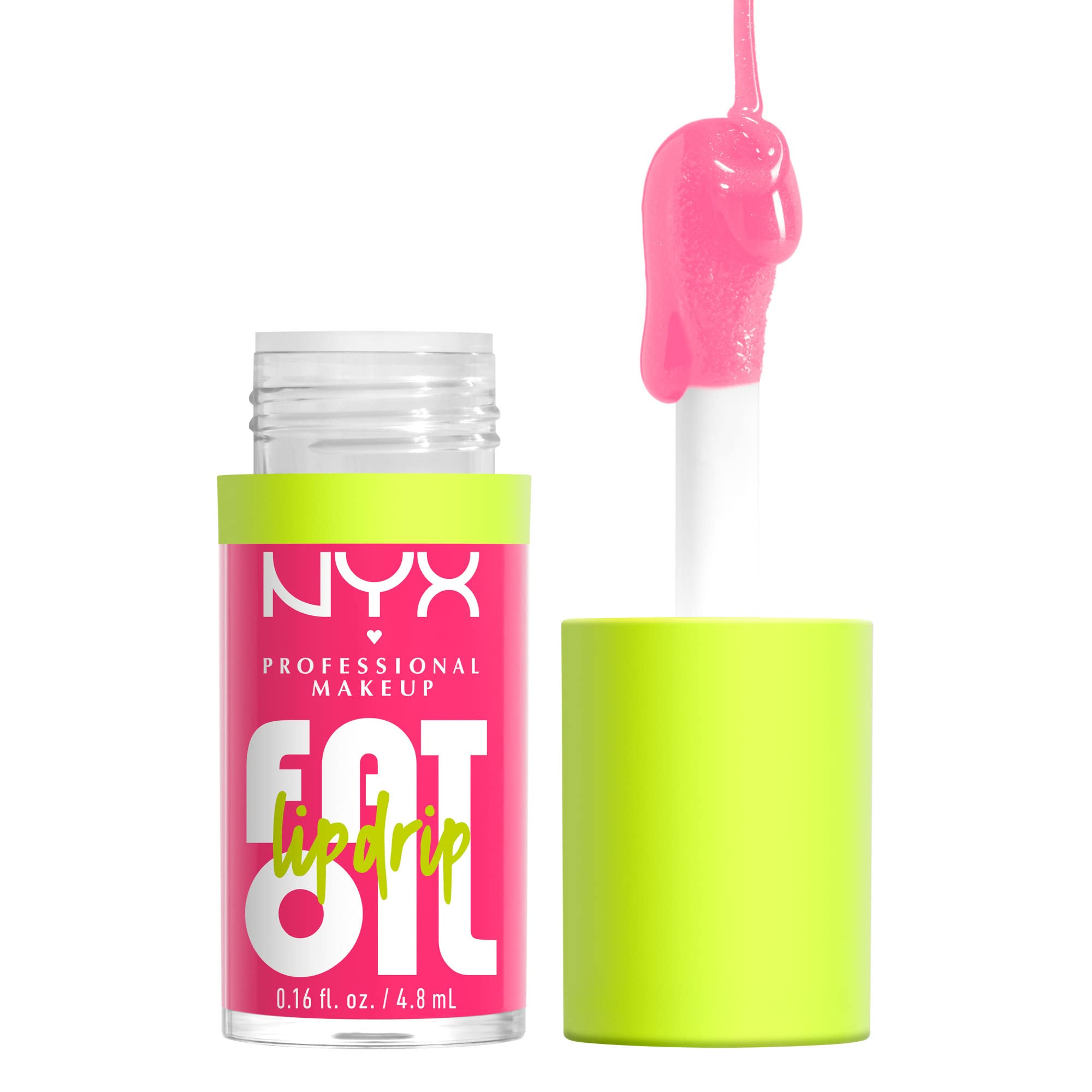 NYX PROFESSIONAL MAKEUP Fat Oil Lip Drip, Moisturizing Lip Oil Gloss, Vegan Tinted Formula, Up to 12 HR Hydration - Missed Call (Sheer Pink) NYX PROFESSIONAL MAKEUPAu supplements