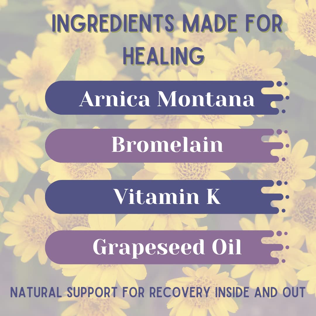 BruiseMD Topical Gel for Bruising and Swelling, 20% Arnica, Bromelain, 2% Vitamin K, 20g (0.7 fl oz) – Advanced Concentrated Bruise Treatment Formula BruiseMDAu supplements