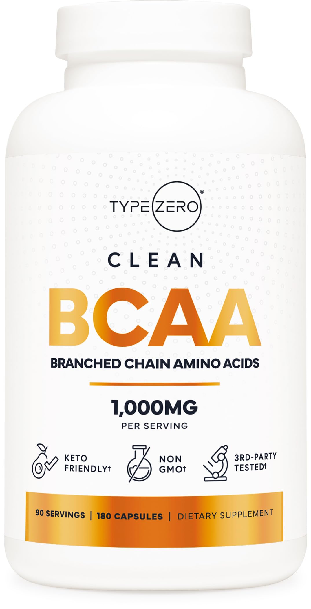 Type Zero BCAA 1000mg (180 Capsules, 90 Servings), Branched Chain Amino Acids (500mg of L-Leucine, 1000mg of L-Isoleucine and L-Valine) Type ZeroUS supplements