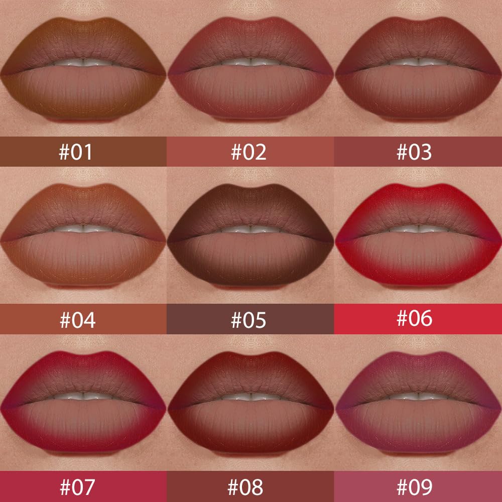 BINGBRUSH 2-in-1 Gradient Dark Brown Lip Liner & Lipstick Combo,Matte Longwear Waterproof Lip Pencil with Cone Tip,Smudge Proof Crayon for Flawless Ombre Contour,Women's Long Lasting Makeup Set BINGBRUSHAu supplements