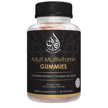 Iman Vitamins Halal Complete Complex Adult Multivitamin Gummies | Natural Immune Boost for Men & Women | Vegetarian & Non-GMO | Iman VitaminsAu supplements