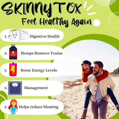 Skinnytox 15 Day Colon Cleanse Detox, Supports Healthy Bowel Movements Flushes Toxins Advanced BionetixUS supplements