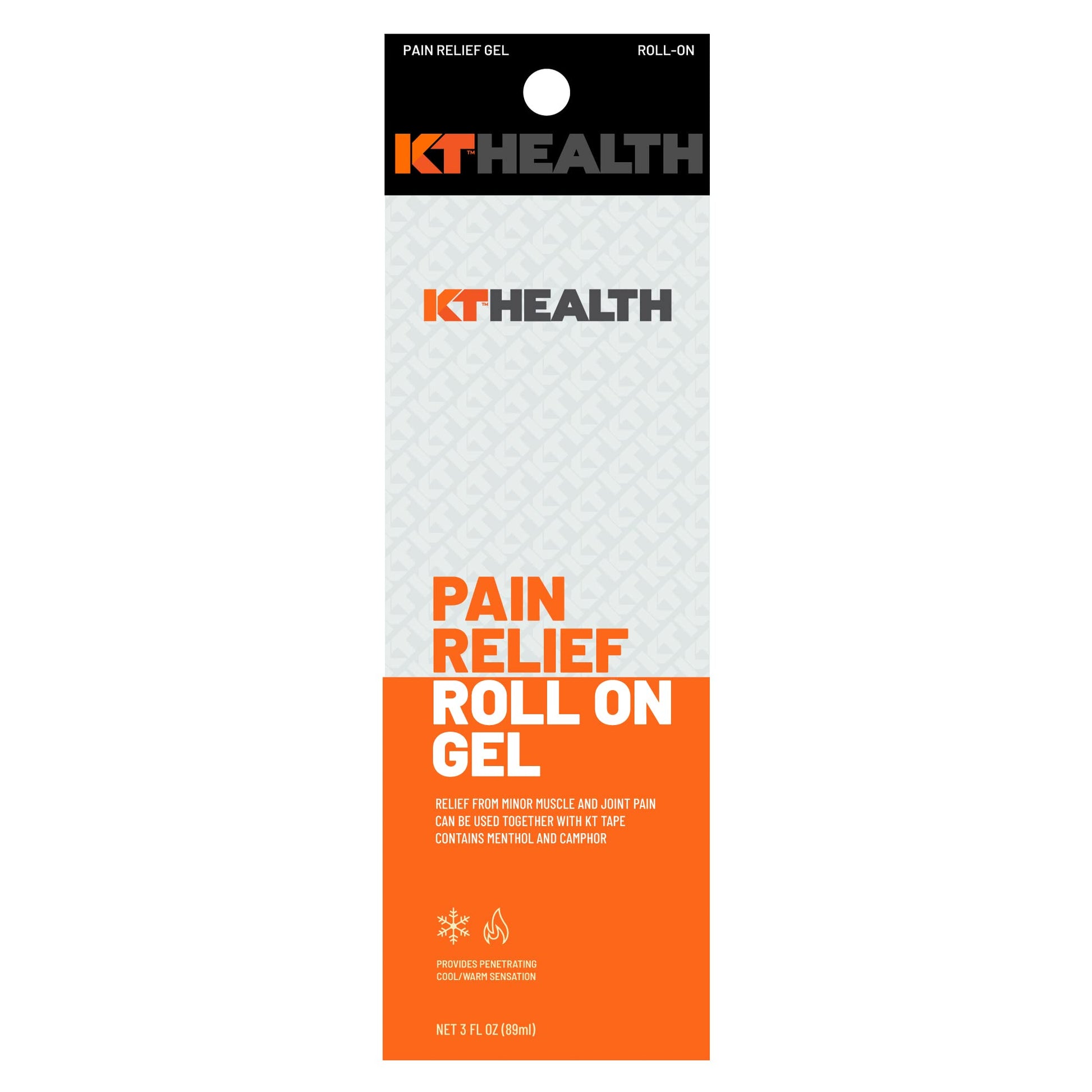 KT Tape Health, Pain Relief Gel, Time-Released Topical Relief from Back Pain, Sciatica and Arthritis, 3.0 oz Roll-On KT TapeAu supplements