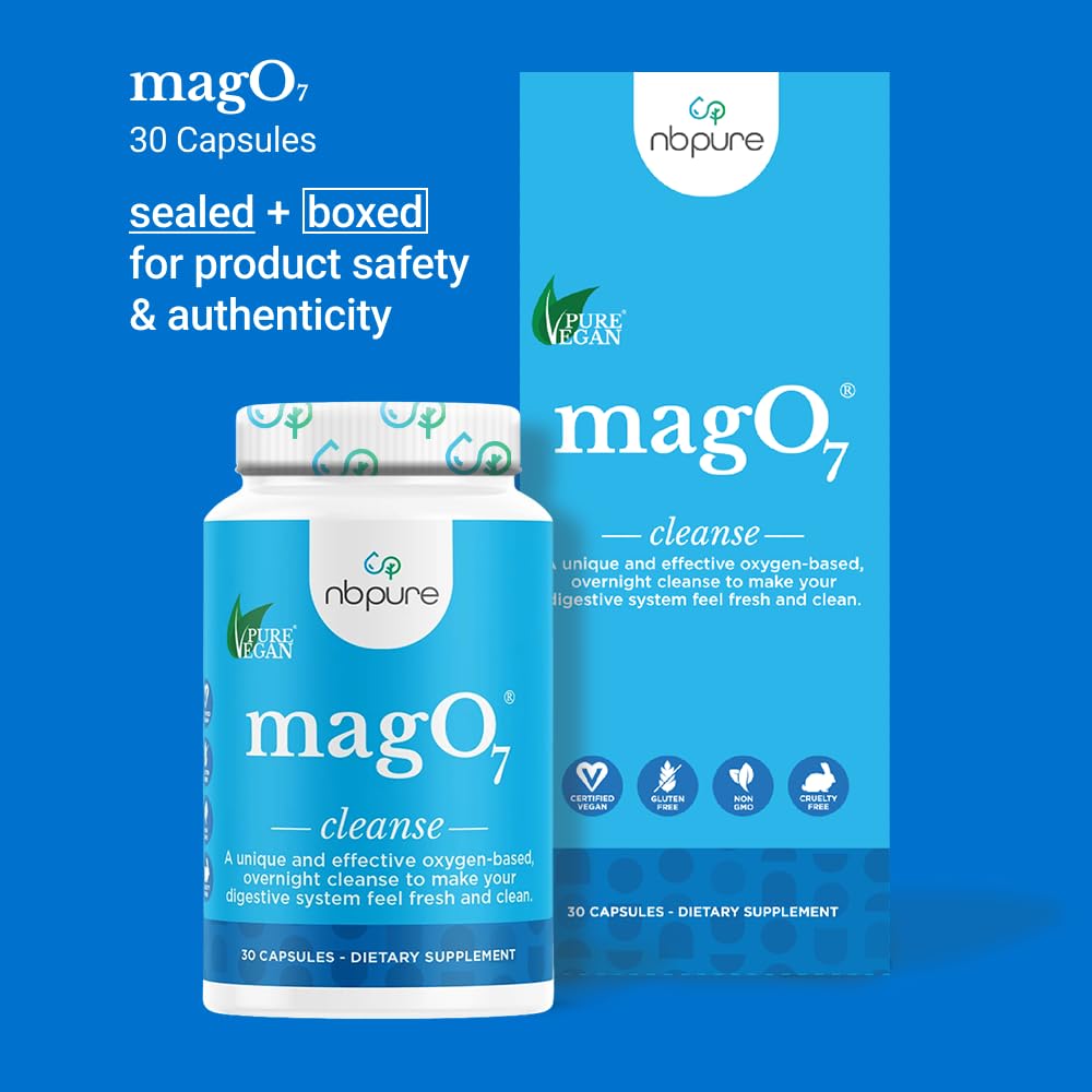 nbpure Mag O7 Oxygen Digestive System and Colon Cleanse and Detox Capsules nbpureUS supplements