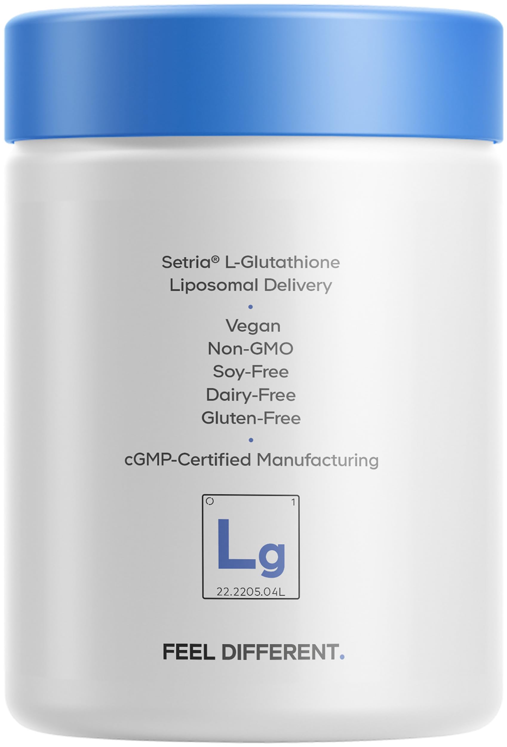 Codeage Liposomal Glutathione Supplement - Pure Reduced Setria L-Glutathione, Liposomal Delivery, Phospholipid Complex - Vegan, Non-GMO - 2-Pack CodeageAu supplements