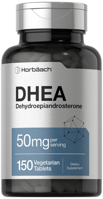 DHEA 50mg 150 Tablets | Non-GMO, Gluten Free Supplement | by Horbaach HorbäachAu supplements