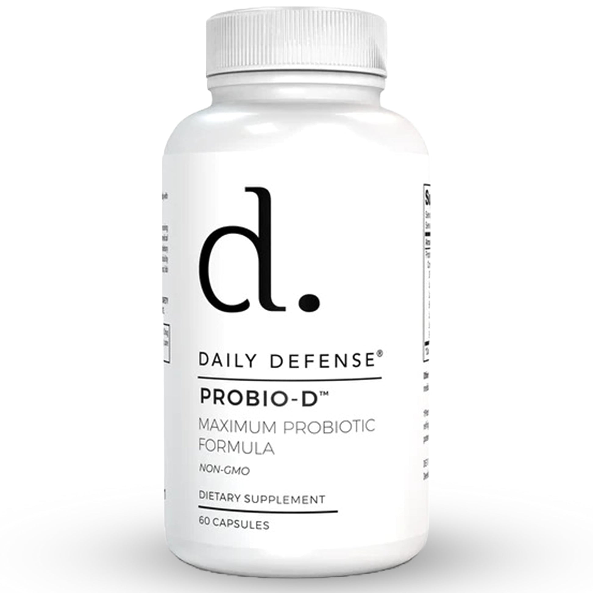 Daily Defense Probiotic Immune Support Supplement - Daily Probiotics for Men with Constipation & Gas - Digestion and Bloating Supplement & Probiotics for Women - 60 Capsules, PROBIO-D Daily DefenseAu supplements