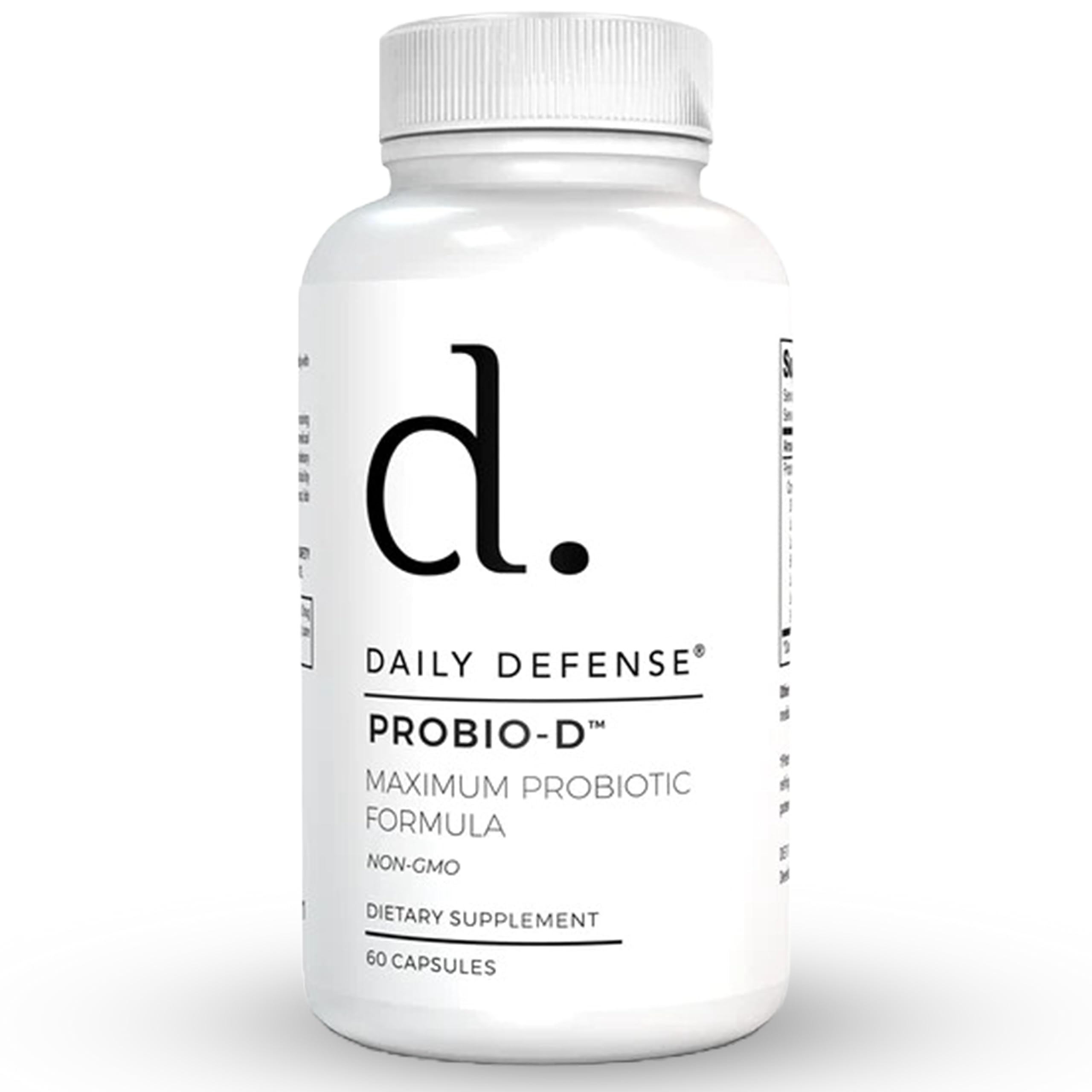 Daily Defense Probiotic Immune Support Supplement - Daily Probiotics for Men with Constipation & Gas - Digestion and Bloating Supplement & Probiotics for Women - 60 Capsules, PROBIO-D Daily DefenseAu supplements