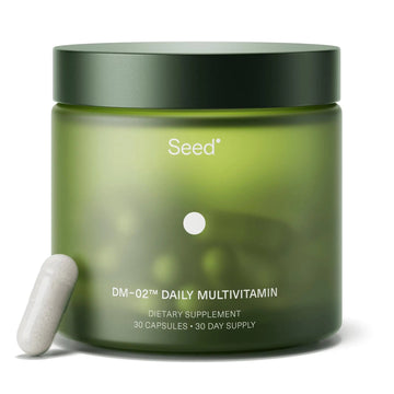 Seed DM-02 Daily Multivitamin - 100% DV Essential Vitamins and Minerals for Women & Men - Helps Fill Daily Nutrient Gaps SeedAu supplements