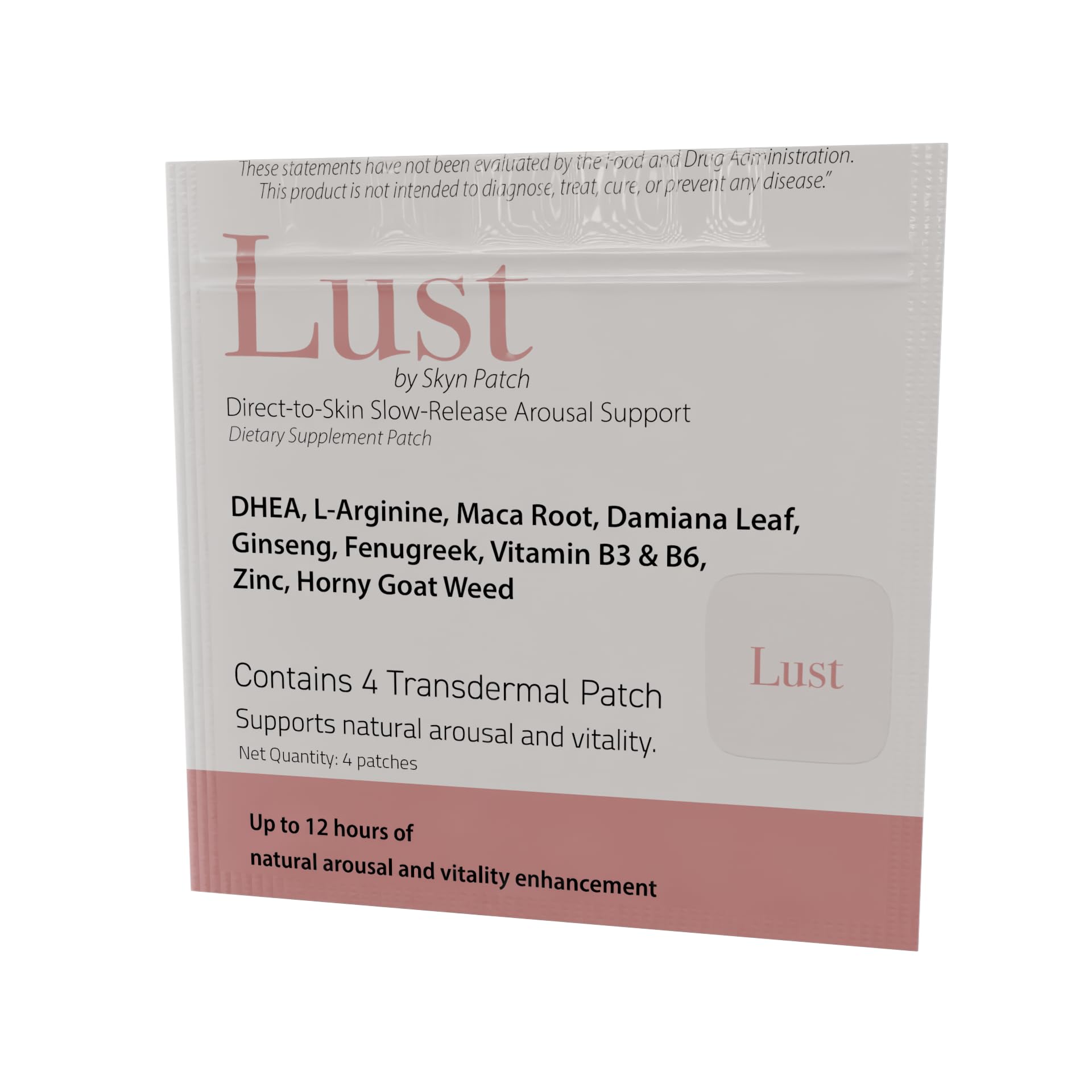 Skyn Patch Lust Botanical Daily Transdermal Patch | Plant Botanical & Vitamin Supplement for Adult Lifestyle Wellness Skyn PatchAu supplements