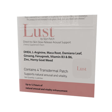 Skyn Patch Lust Botanical Daily Transdermal Patch | Plant Botanical & Vitamin Supplement for Adult Lifestyle Wellness Skyn PatchAu supplements