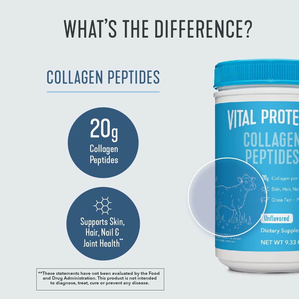 Vital Proteins Collagen Peptides Powder Supplement (Type I, III) - Hydrolyzed Collagen VITAL PROTEINSAu supplements
