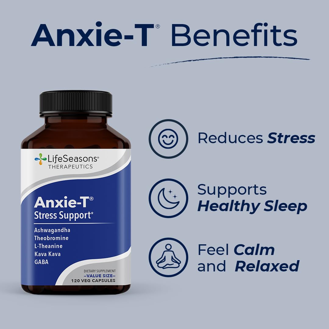 Anxie-T - Stress Relief Supplement - Supports Mood & Mental Focus - Feel Calm LifeSeasonsAu supplements