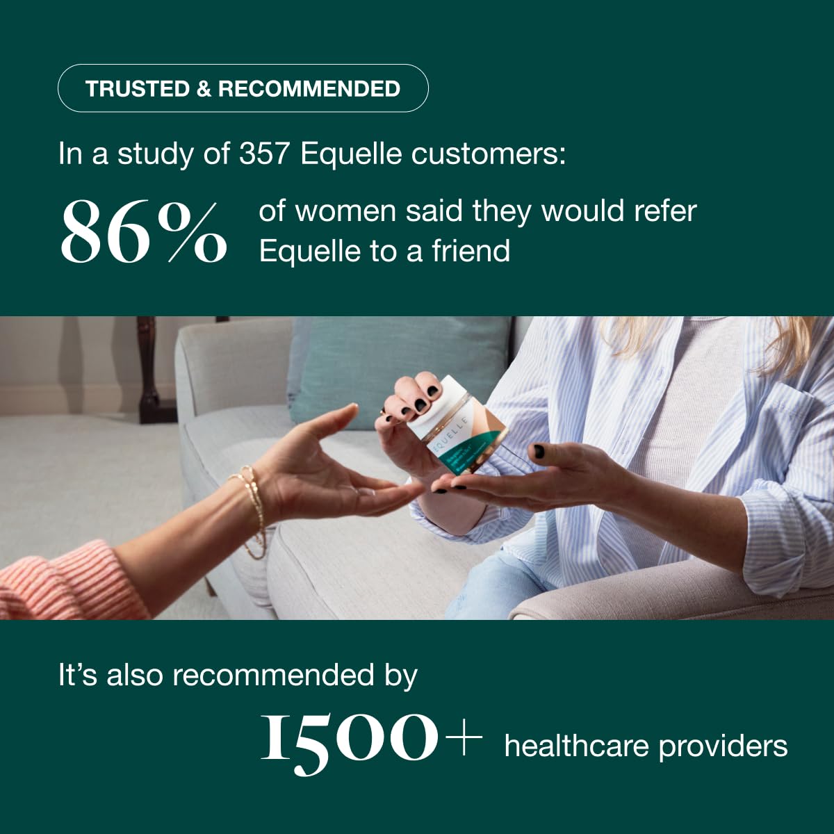 EQUELLE Multi-Symptom Perimenopause & Menopause Relief Relief from Hot Flashes, Muscle Aches & Supports More Sleep. Hormone-Free, Plant-Based S-Equol – 1 Month Supply (60 Tablets) EQUELLEAu supplements