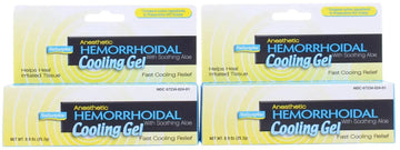 Natureplex Anesthetic Hemorrhoidal Cooling Gel 0.9 oz (2 Pack) – Witch Hazel & Phenylephrine, Soothing Aloe Formula for Temporary Itching, Burning & Swelling Relief - Made in USA NatureplexAu supplements