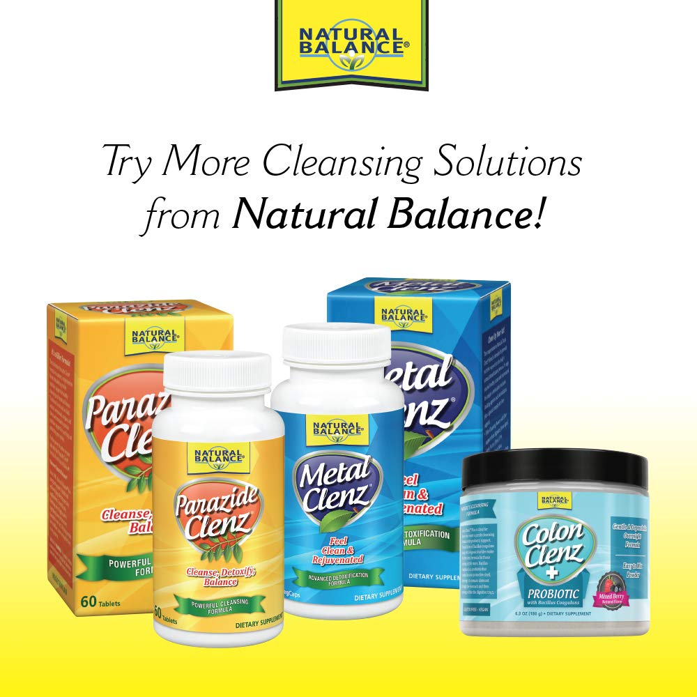 Natural Balance Colon Clenz | Herbal Colon Cleanse & Detox Supplement | Gentle & Dependable Natural BalanceUS supplements