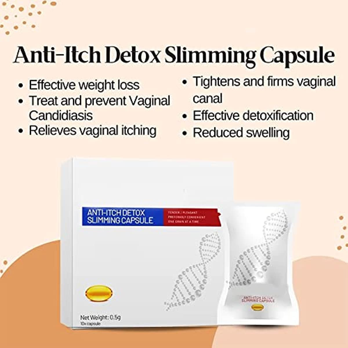 iscentan Soothe&Slim Anti-Itch Detox Slimming Capsule,Instant Anti-Itch Detox Slimming iscentanUS supplements