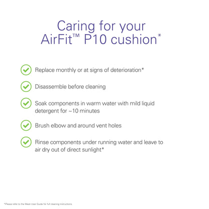 ResMed AirFit P10 Nasal Pillow Replacement Cushion - Medium ResMedUS supplements