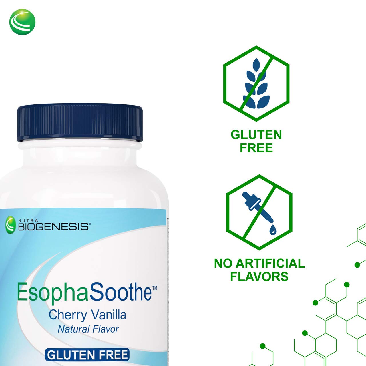Nutra Biogenesis EsophaSoothe - Chewable Esophogeal Support with Magnesium, Potassium & Calcium for Men & Women - 60 Tablet Chews Nutra BioGenesisAu supplements