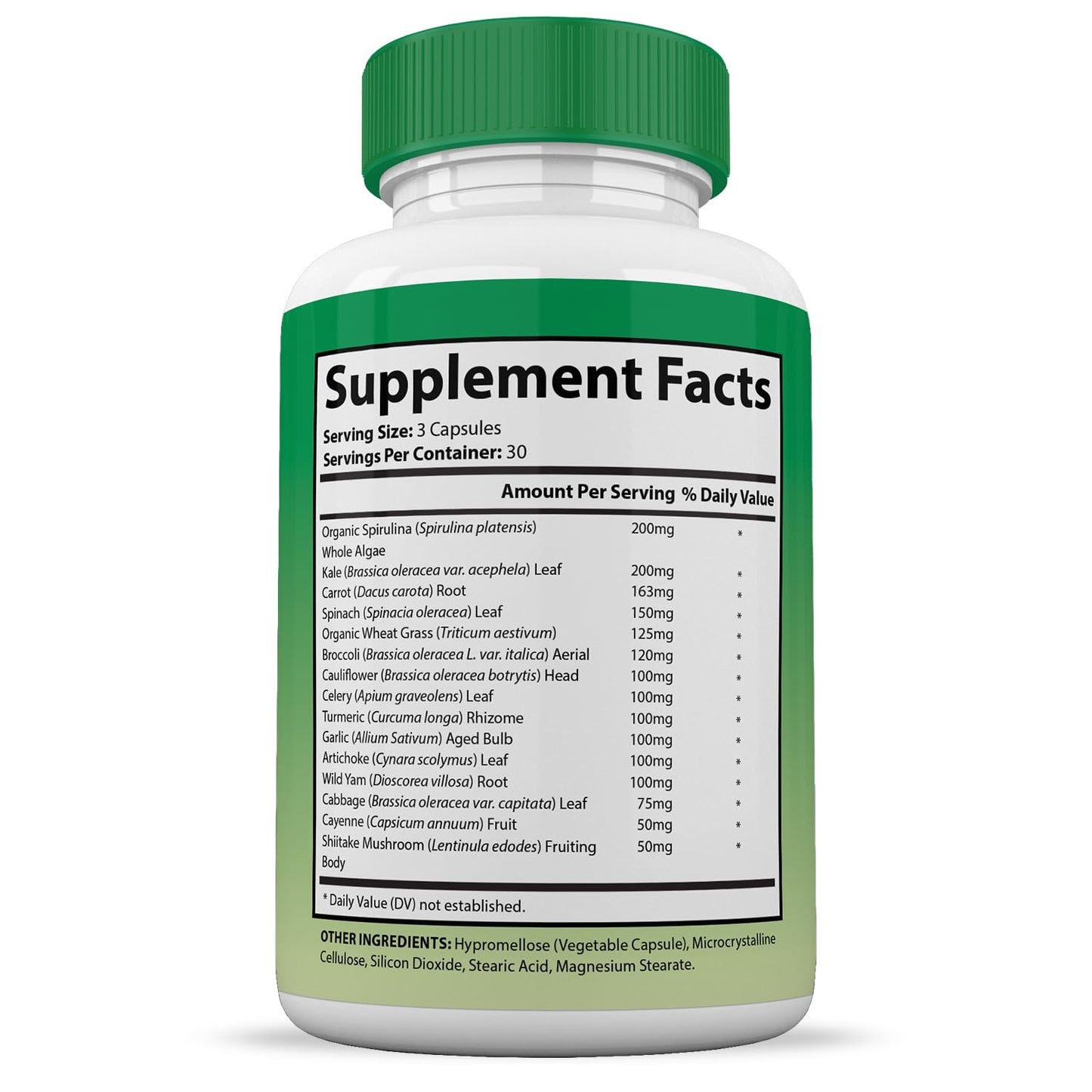 (20 Pack) Vital Fruits and Veggies Supplement Whole Food Red & Green Superfoods Justified LaboratoriesUS supplements