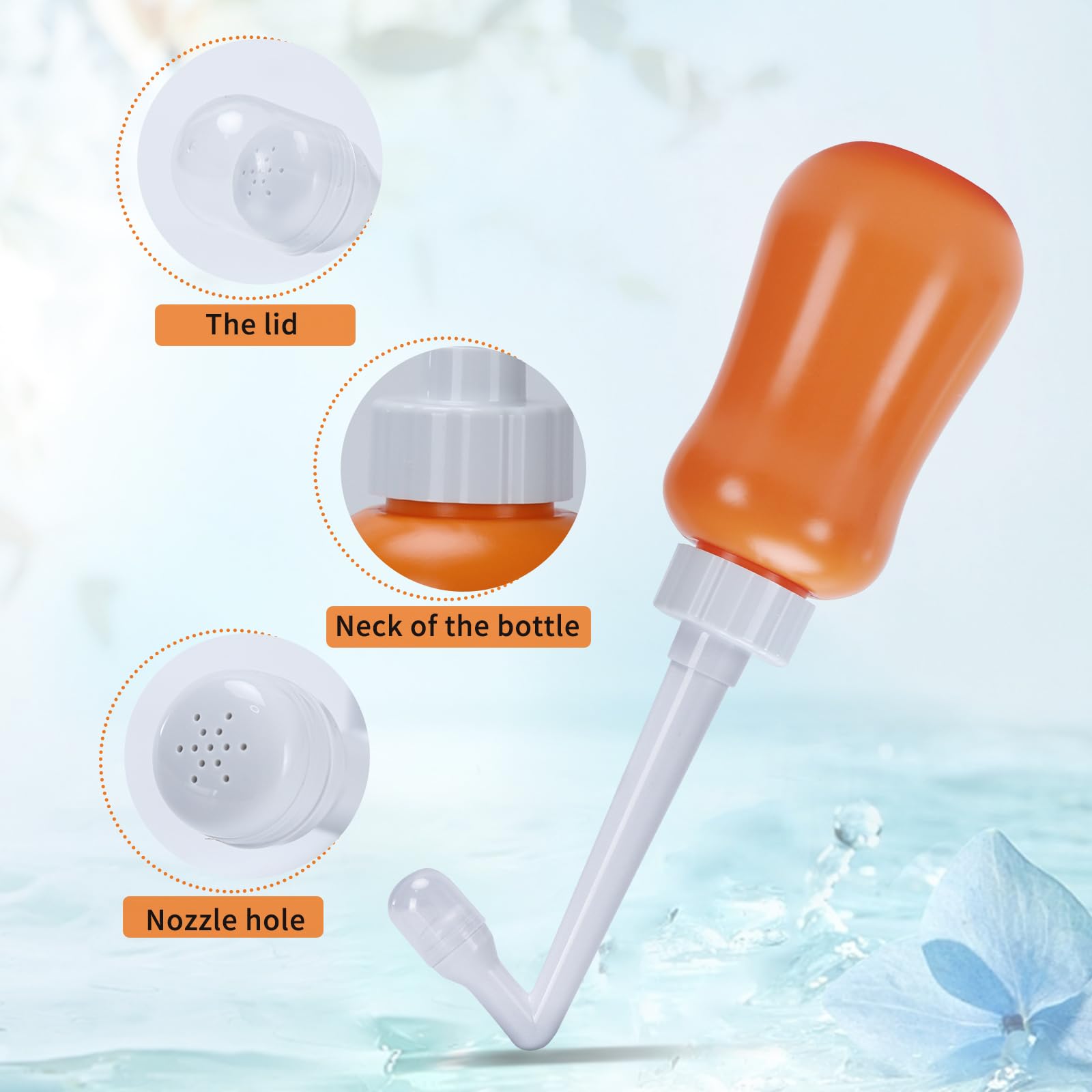Peri Bottle for Postpartum Care, for Postpartum Essentials, Feminine Care Orange FOOFOOAu supplements