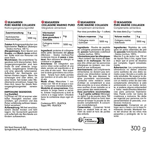 Seagarden Pure Marine Collagen Powder (Type I & III) | Wild-Caught Arctic Cod SEAGARDENUS supplements