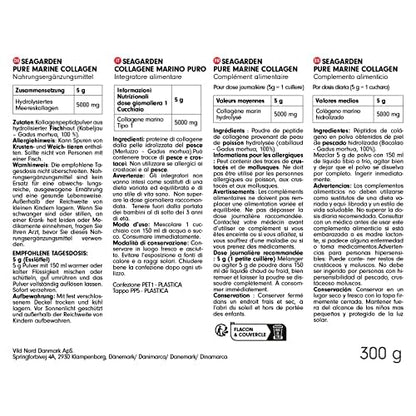 Seagarden Pure Marine Collagen Powder (Type I & III) | Wild-Caught Arctic Cod SEAGARDENUS supplements